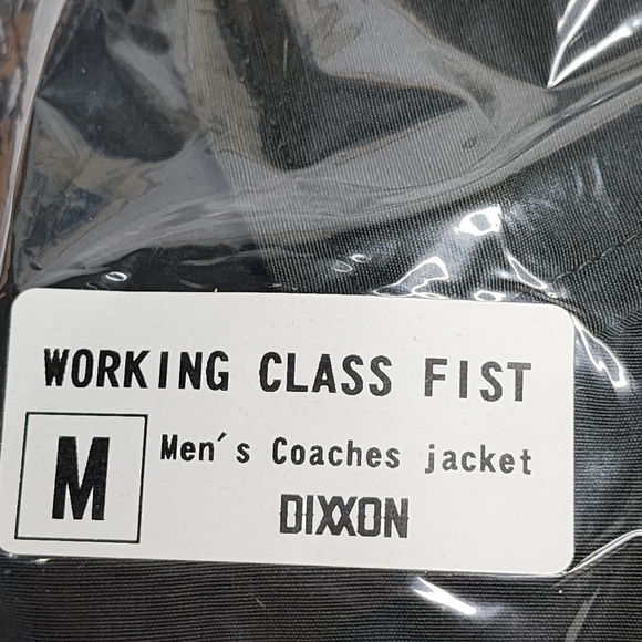 DIXXON - WORKING CLASS FIST Coaches Jacket - Windbreaker - Men’s M - Picture 7 of 10